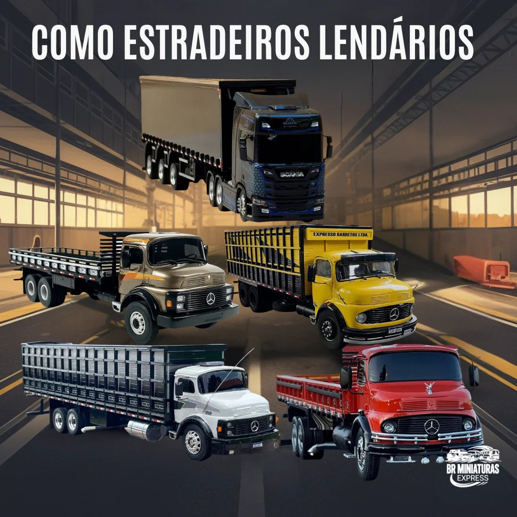 🔥 Combo Estradeiros Lendários – Br Miniaturas Express