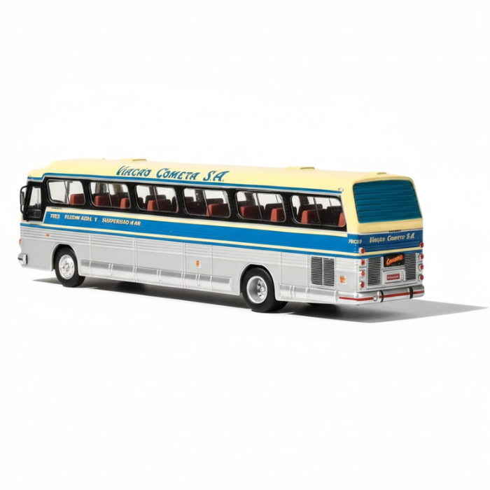 Miniatura Ônibus Scania CMA Flecha Azul V "Viação Cometa" - Escala 1:14 (Controle Remoto)