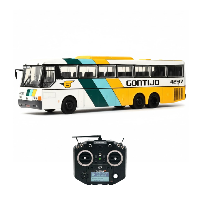 Miniatura Ônibus Mercedes Benz O400 RSD "Gontijo" - Escala 1/24 (Controle Remoto)
