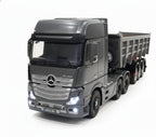 Caminhão Mercedes-Benz Actros 4163 Carreta Basculante 8x4 – Escala 1/14 (Controle Remoto)