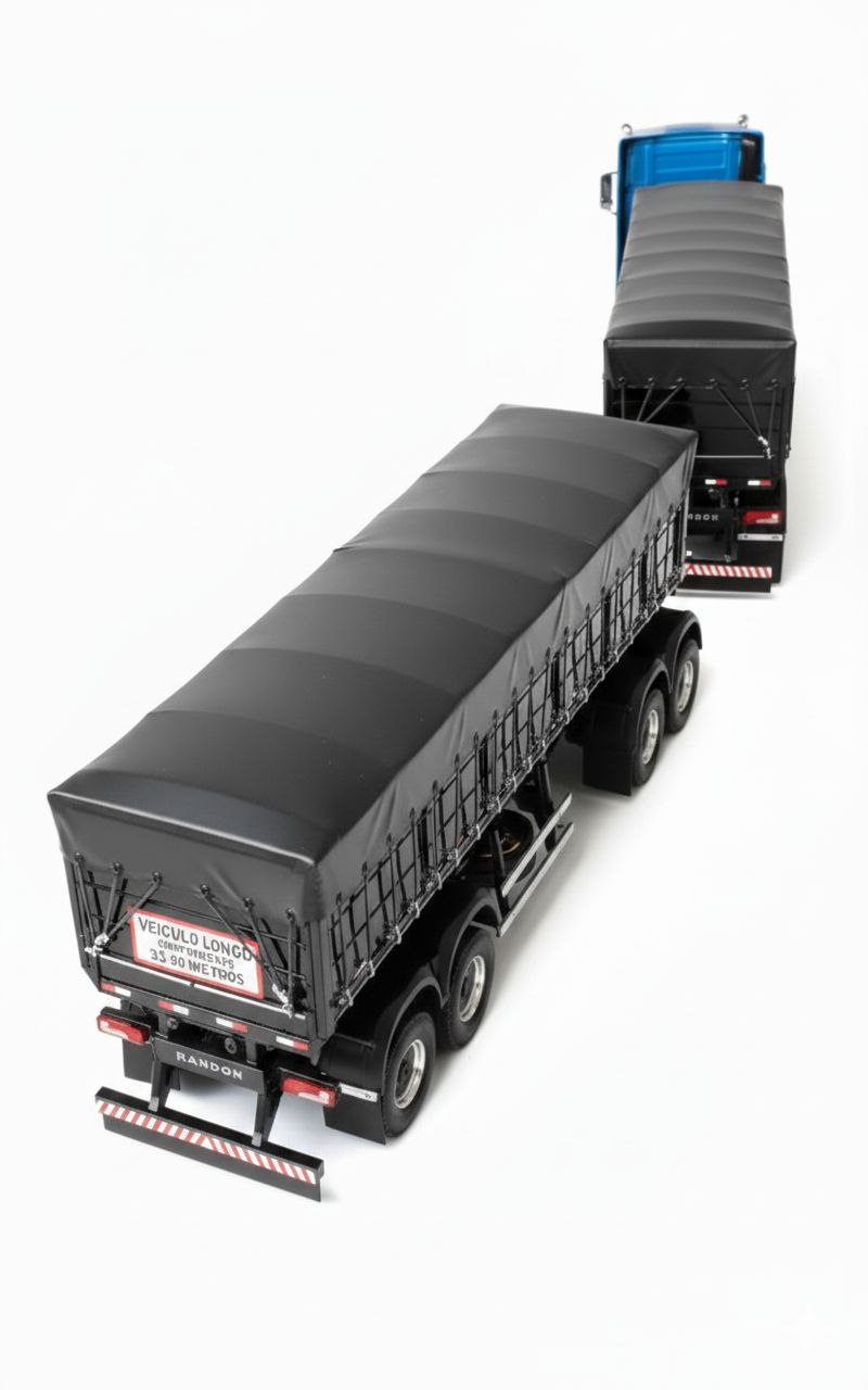 Mercedes-Benz Actros Rodotrem Graneleiro RC - Escala 1/24