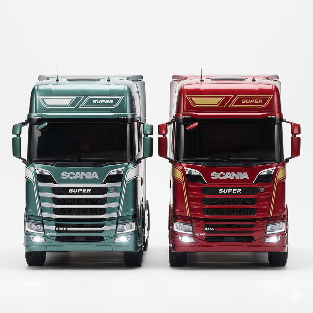 Combo Scania Super G460 + R560 – Miniaturas RC Escala 1/24 (Kit Duplo Exclusivo)